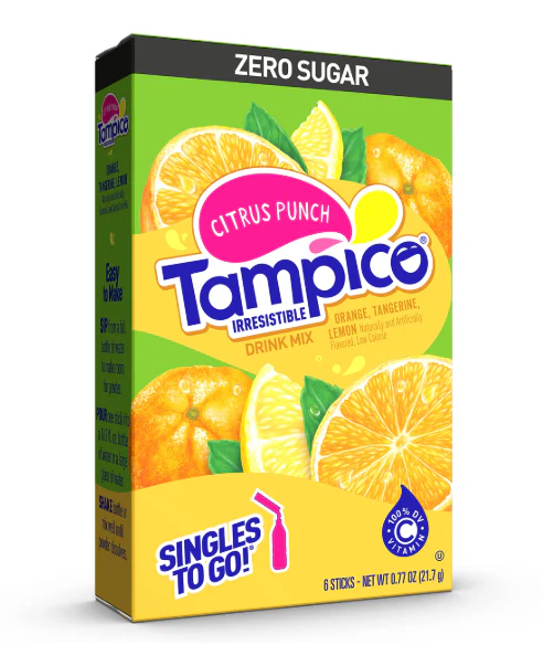 Tampico - Citrus Punch Single To Go Drink Mix 6ct (12 x 0.77oz)