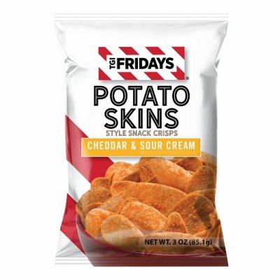 TGI Fridays - Cheddar & Sour Cream Potato Skins (6 x 3oz)