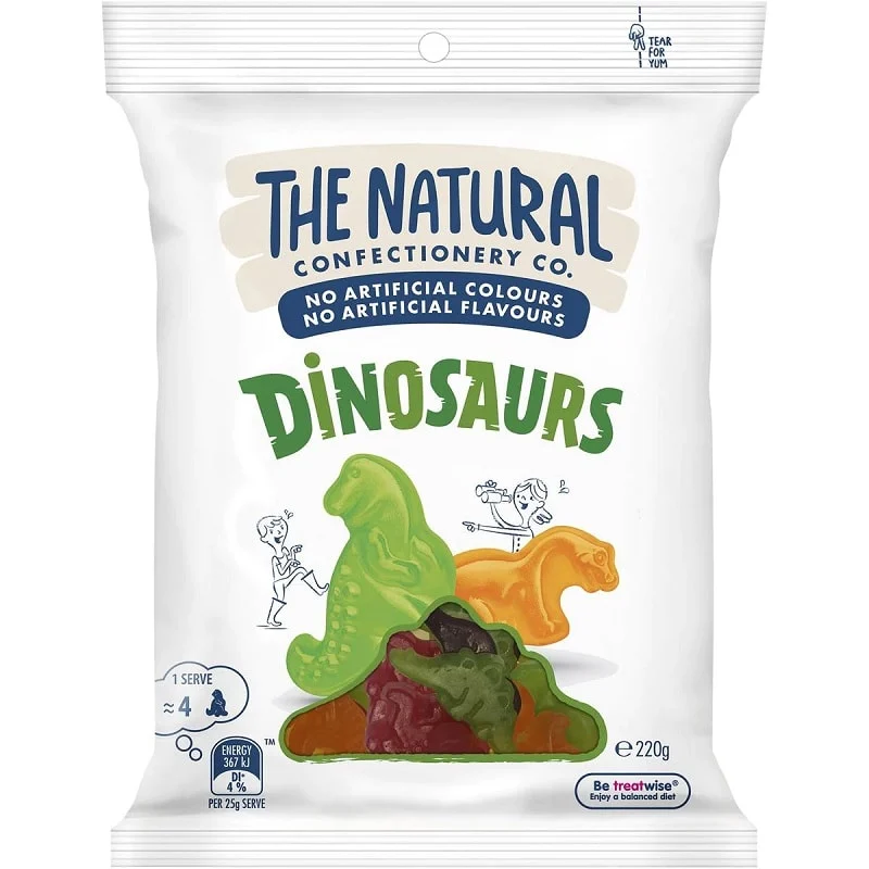 The Natural Confectionery Company Dinosaurs 2023 (18 x 220g)