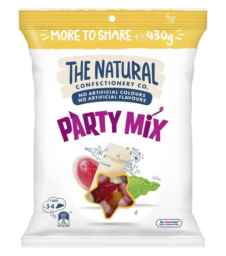 The Natural Confectionery Company Party Mix 2023 (10 x 430g)