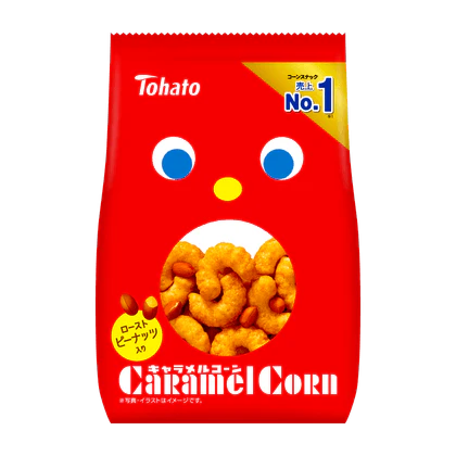 TOHATO Caramel Corn Snack  12 x (2 x 70g)