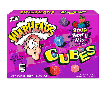 Warheads - Berry Cubes Theatre Box (12 x 3.5 oz)