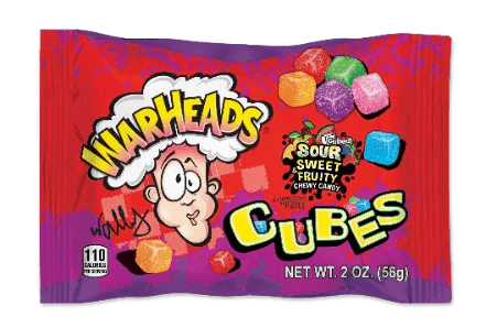 Warheads - Chewy Cubes (12 x 15 x 2oz)