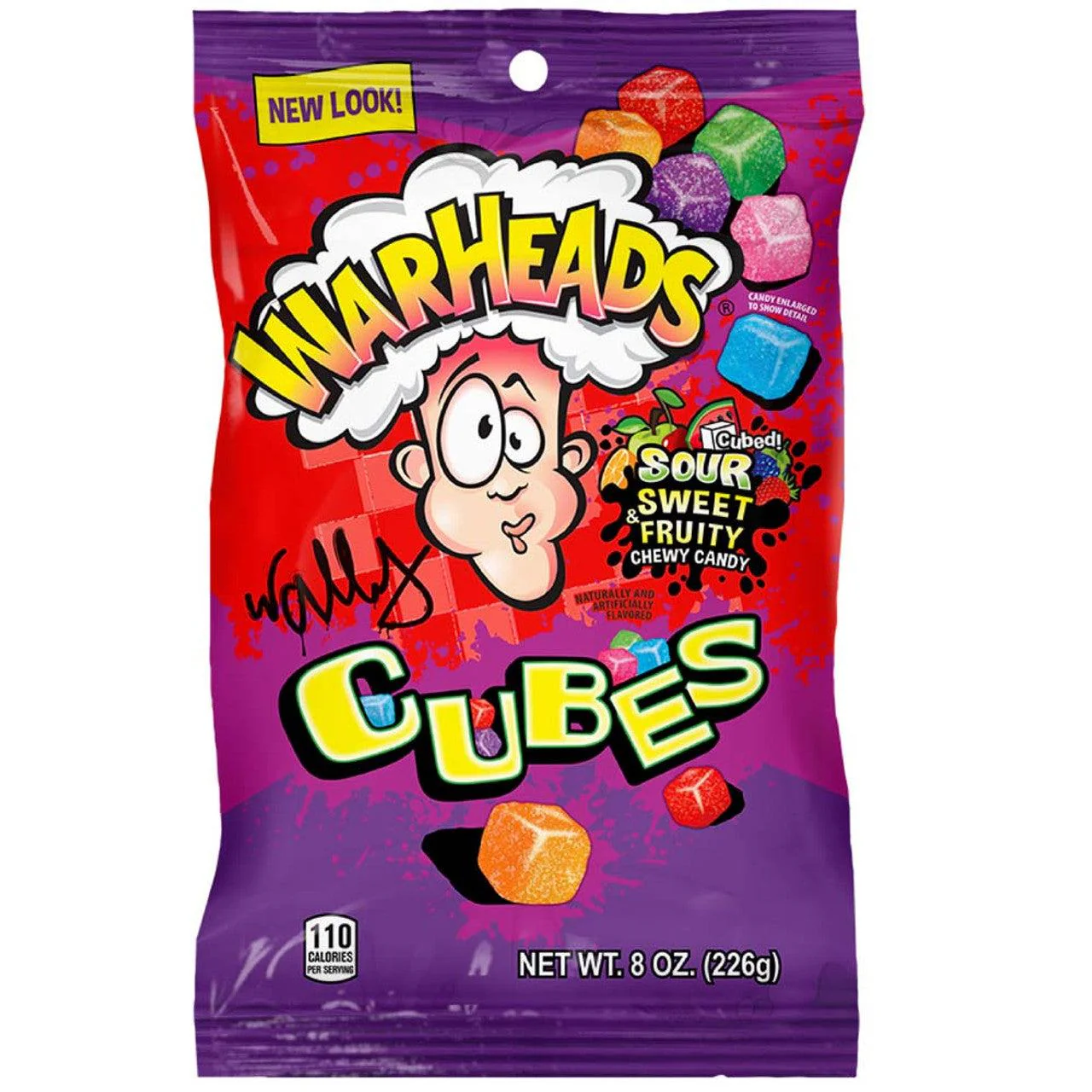 Warheads - Chewy Cubes (12 x 8oz)