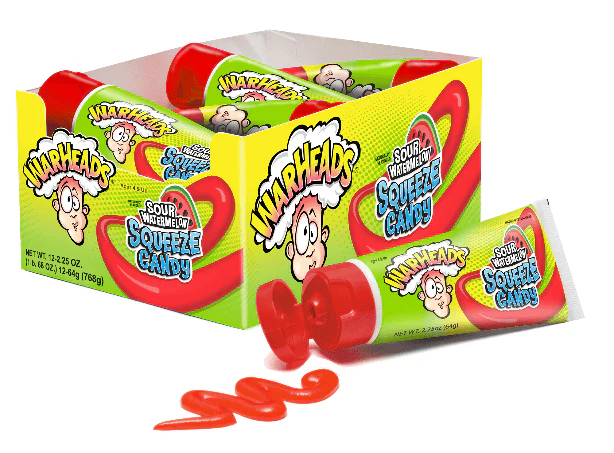 Warheads - Sour Watermelon Squeeze Candy (12 x 2.25oz)