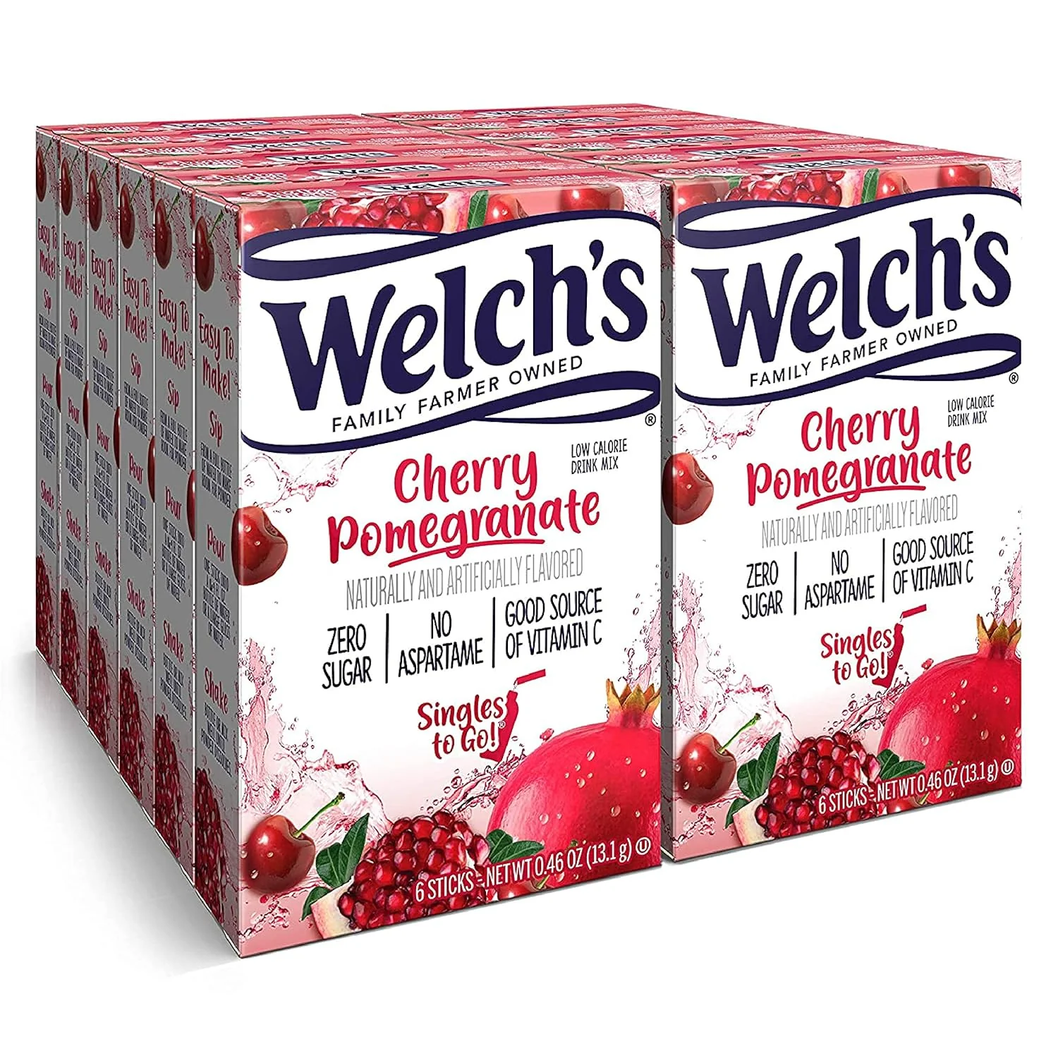 Welch's - Cherry Pomegranate Single To Go Drink Mix 6ct (12 x 0.46oz)