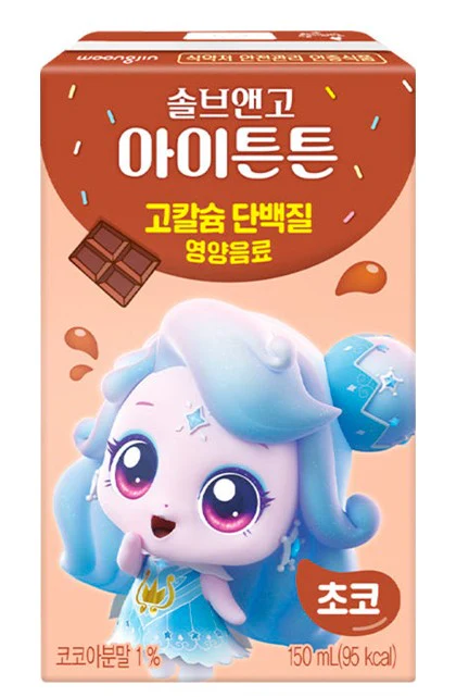 WOONGJIN Solve & Go Kids Choco Pack (24 x 150ml)