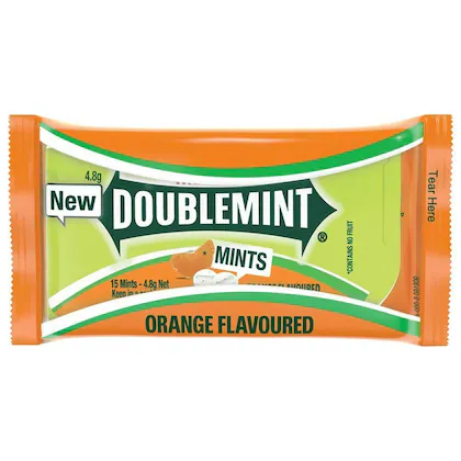 Wrigley's - Doublemint Orange Thinmint (20 x 20 x 3.2g)