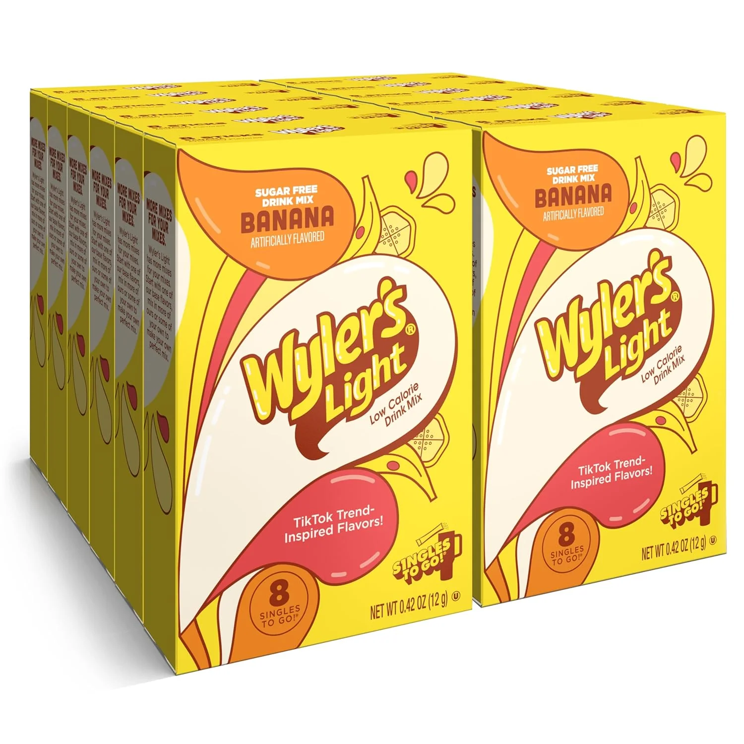 Wyler's Light - Banana Single To Go Single Drink Mix 8ct (12 x 0.42oz)